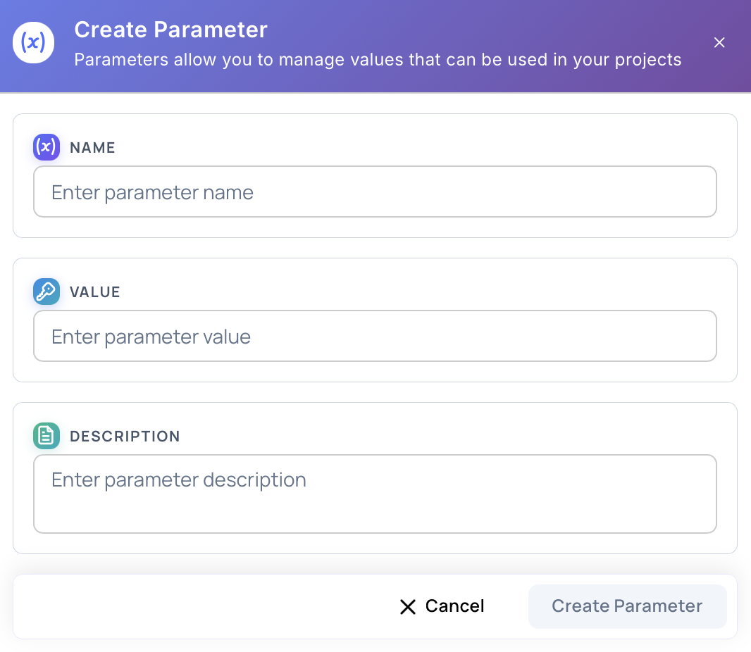 Create Parameter