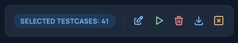 Bulk Actions Bar