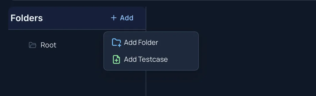 Create Folder Menu